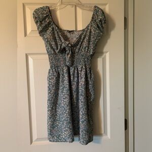 SHEIN front tie dress